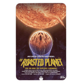 Sci-Fi Horror Movie Ad, den rostade planeten Magnet