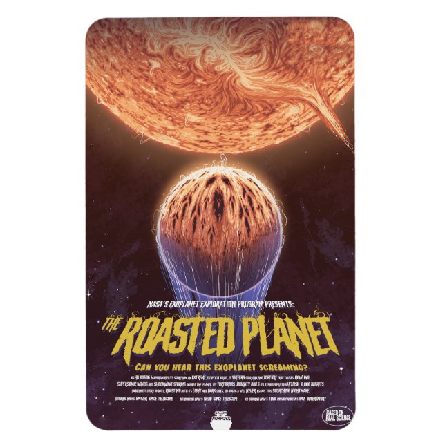 Sci-Fi Horror Movie Ad, den rostade planeten Magnet (Vertikal)