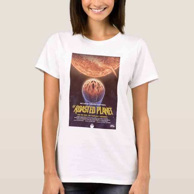 Sci-Fi Horror Movie Ad, den rostade planeten T Shirt (Framsida)