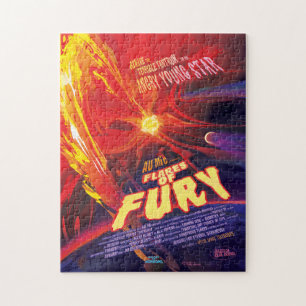 Sci-Fi Horror Movie Ad, Fury-blommor Pussel