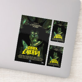 Sci-Fi Horror Movie Ad, Mörk Energy Klistermärken