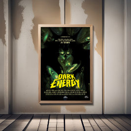 Sci-Fi Horror Movie Ad, Mörk Energy Poster