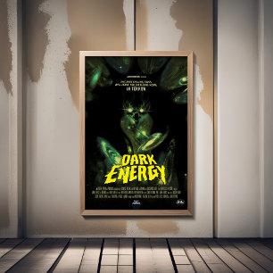 Sci-Fi Horror Movie Ad, Mörk Energy Poster