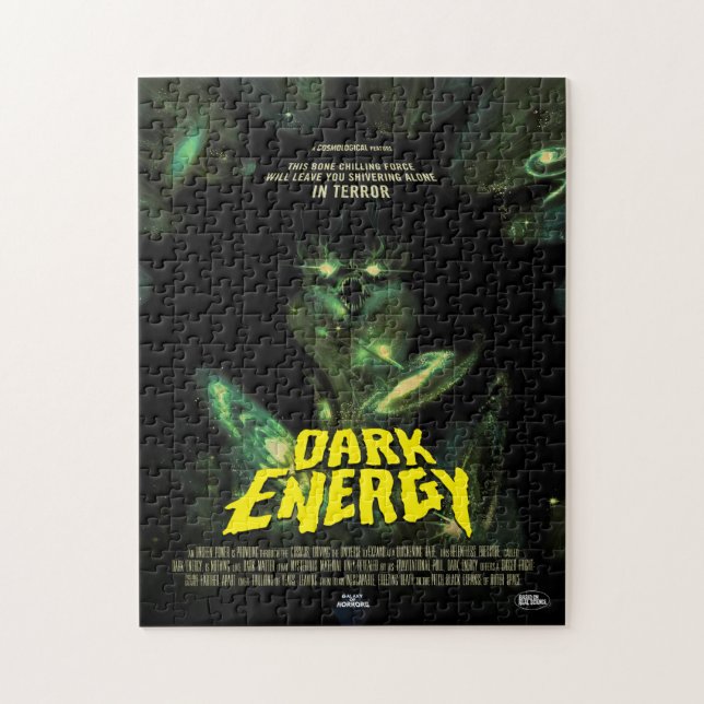 Sci-Fi Horror Movie Ad, Mörk Energy Pussel (Vertikal)