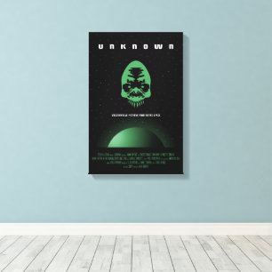 Sci-Fi Horror Movie Ad, okänd Canvastryck