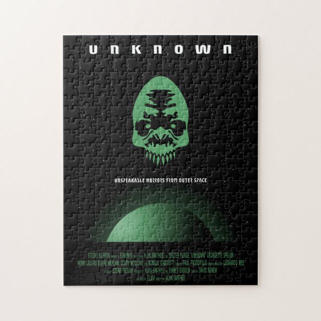 Sci-Fi Horror Movie Ad, okänd Pussel (Vertikal)