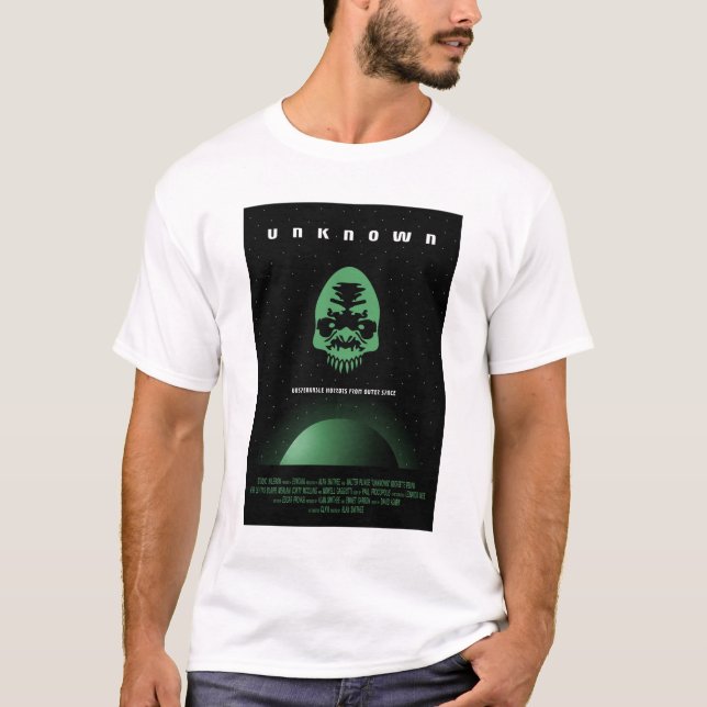 Sci-Fi Horror Movie Ad, okänd T Shirt (Framsida)