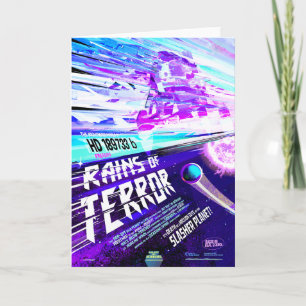 Sci-Fi Horror Movie Ad, terrordåd Kort