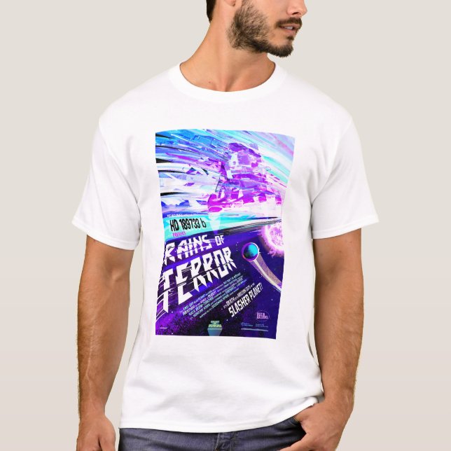 Sci-Fi Horror Movie Ad, terrordåd T Shirt (Framsida)