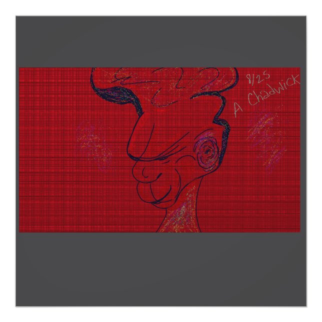 Sci-Fi Hunting Dog  Fototryck (Framsidan)