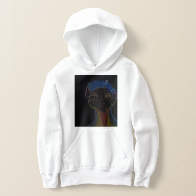Sci-fi Hybrid Barn Pullover Hoodie T Shirt (Laydown)