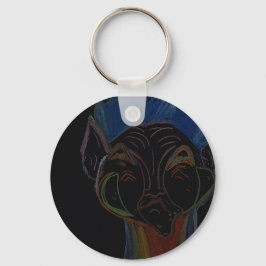 Sci-fi Hybrid Keychain Nyckelring