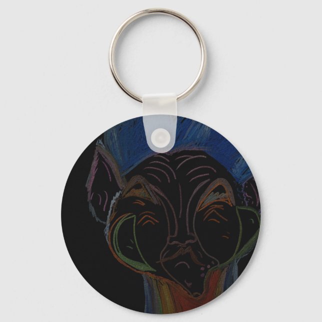 Sci-fi Hybrid Keychain Nyckelring (Baksida)