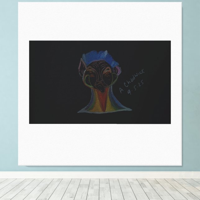 Sci-fi Hybrid Stretched Canvas  (Insitu (trägolv))