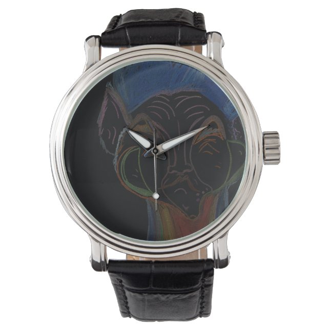 Sci-fi Hybrid Urklocka Armbandsur (Framsida)