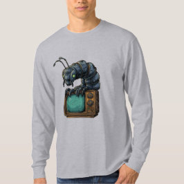 Sci-Fi Insekt Retro Tech Långärmad T Shirt