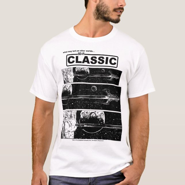 SCI-FI Klassisk T-Shirt (Framsida)