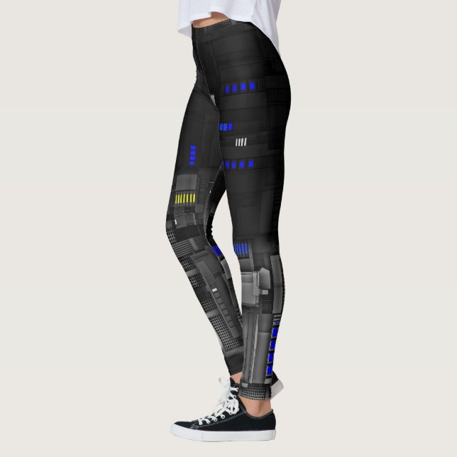 Sci-Fi-kopplingar Leggings (Vänster)
