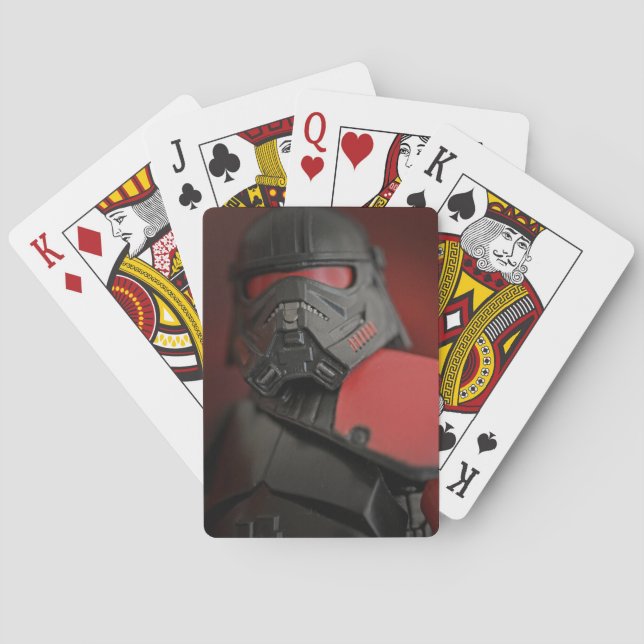 Sci-Fi Leksak-foto för coola Space Casinokort (Baksidan)