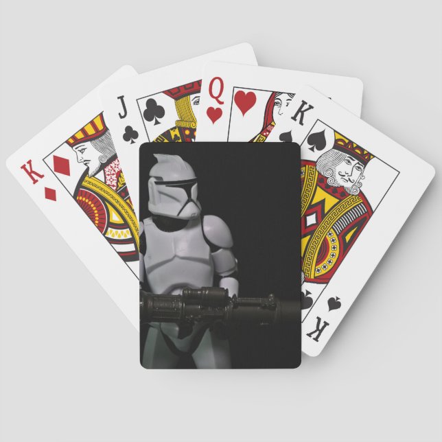 Sci-Fi Leksak-foto för coola Space Casinokort (Baksidan)