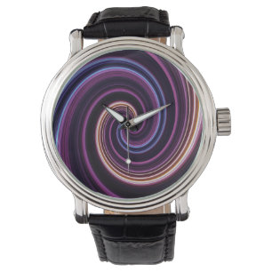 Sci-Fi Lila Virvel Armbandsur