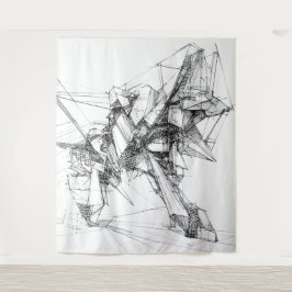 Sci-Fi Mecha Wall Art Tapestry
