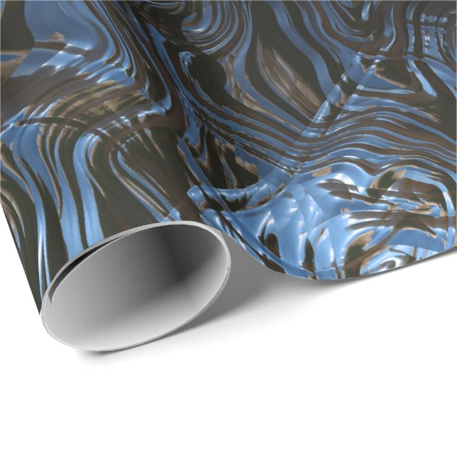 Sci-Fi Metall art 2-1-omformning Papper Presentpapper (Rullad Hörn)