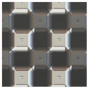 Sci-Fi Metall Mönster 1 Anpassningsbar Fabric Tyg
