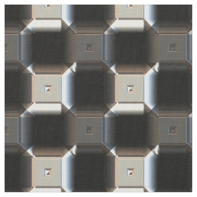 Sci-Fi Metall Mönster 1 Anpassningsbar Fabric Tyg (Närbild)
