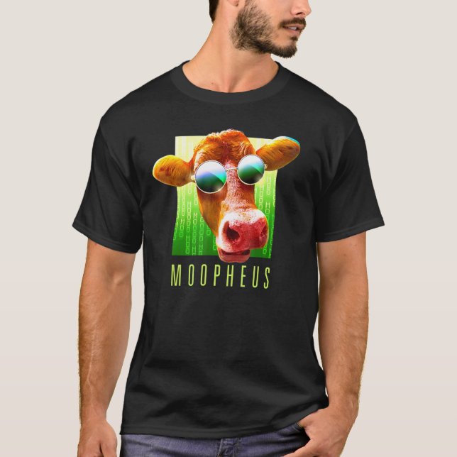 Sci Fi Moopheus Matrix Ko T Shirt (Framsida)