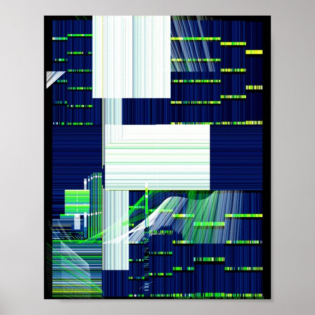 Sci-fi Neo Metropolis Affisch  (Framsidan)
