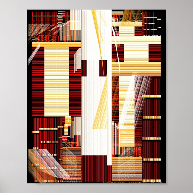 Sci-fi Neo Metropolis  Poster (Framsidan)