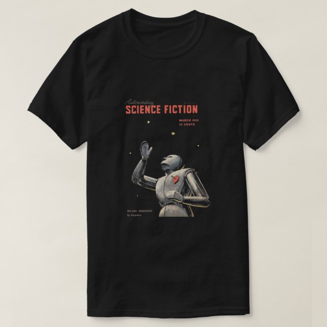 Sci-Fi portrait of Eagle Comics Dan Dare Classic T Shirt (Design framsida)
