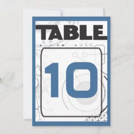 SCI-FI Pub Bat mitzvah säteskortet Borden Inbjudningar