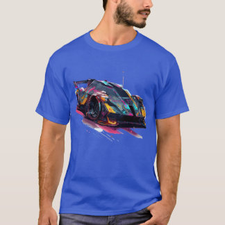 Sci Fi Racing Car pojk familj T Shirt
