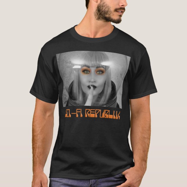 Sci-Fi Republicera "Vårt Läppar är förseglat" Täck T Shirt (Framsida)