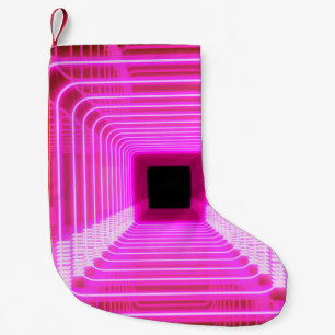 Sci-Fi Retro 3D: bild av popup-bilder Liten Julstrumpa