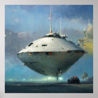 Sci-fi-samling: John Berkey-hyllning Poster