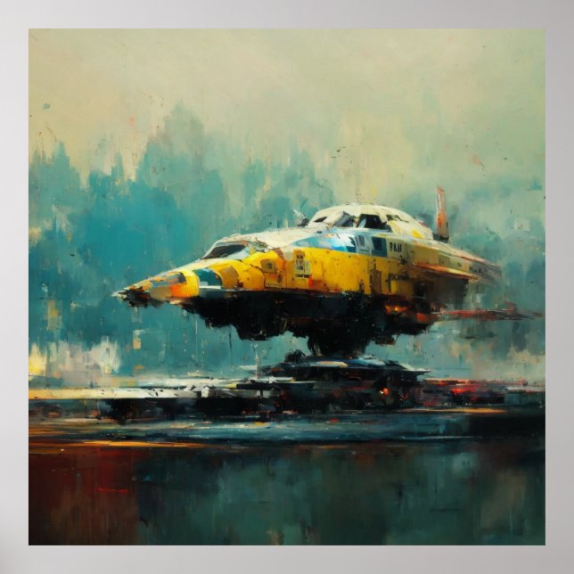 Sci-fi-samling: John Berkey-hyllning Poster (Framsidan)