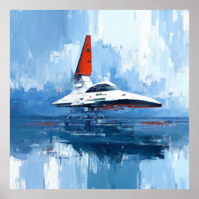 Sci-fi-samling: John Berkey-hyllning Poster (Framsidan)