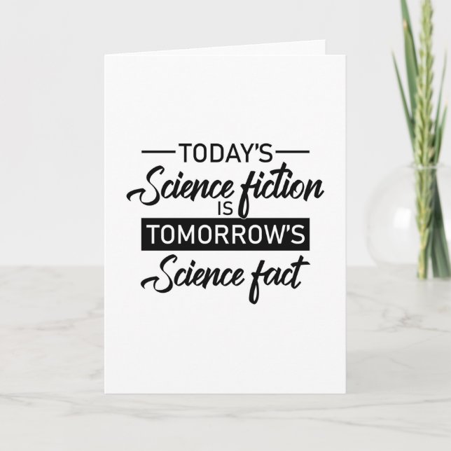 Sci-Fi Science fiction Space Ufo Alien Gift Idea Kort (Framsida)