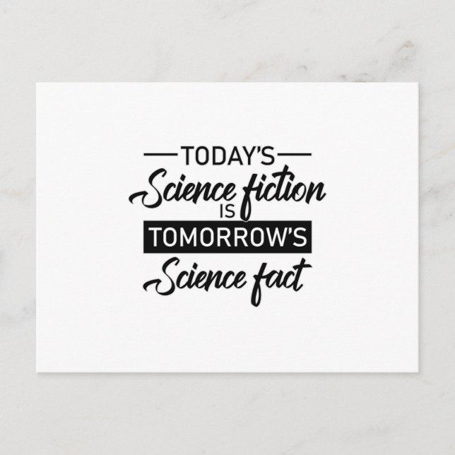 Sci-Fi Science fiction Space Ufo Alien Gift Idea Vykort (Framsida)