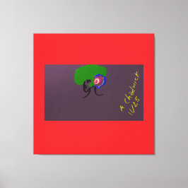 Sci-fi Seashell Creature Canvastryck