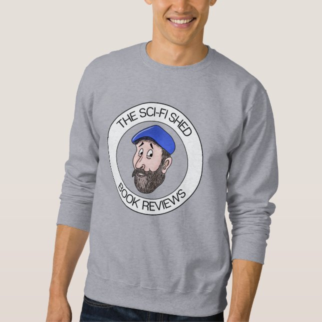 Sci-Fi Shed Bok Review Sweatshirt (Framsida)