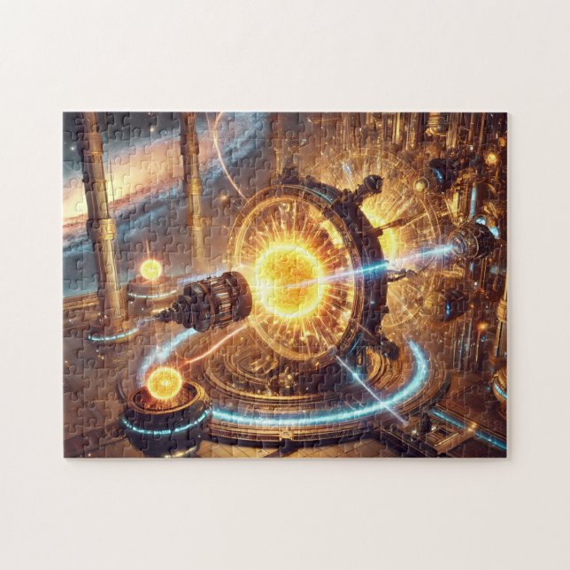 Sci-Fi Star Forge Celestial Factory Pussel (Horisontell)
