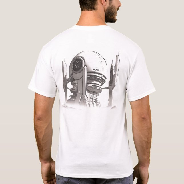 Sci-Fi T-shirt Traversing the Universe 01 A Back (Baksida)