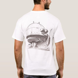 Sci-Fi T-shirt Traversing the Universe 01 C Back