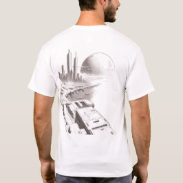 Sci-Fi T-shirt Traversing the Universe 01 D Back