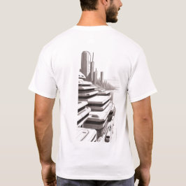 Sci-Fi T-shirt Traversing the Universe 01 F Back
