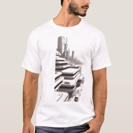 Sci-Fi T-shirt Traversing the Universe 01 F Front